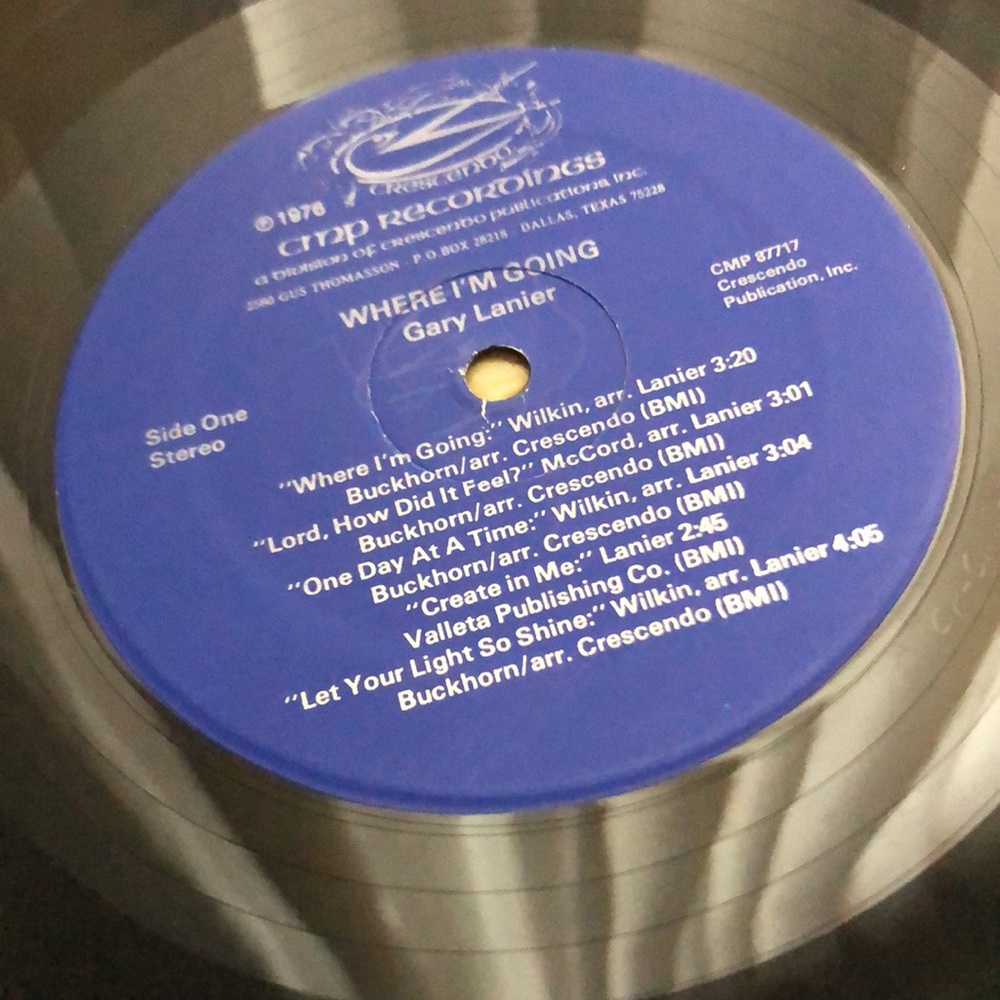 Gary Lanier Where I'm Going Vinyl Lp '77